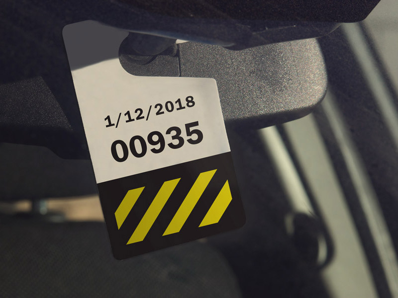 Parking Rangers Hang Tag