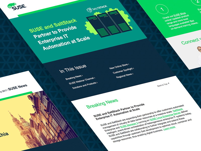 SUSE / EKR HTML Email Newsletter Template